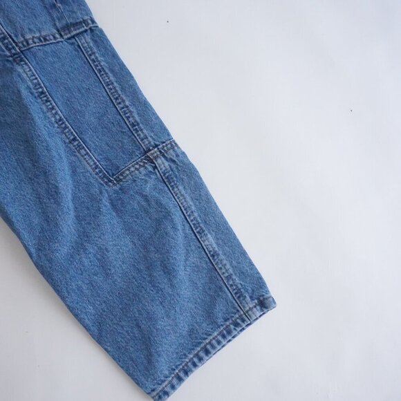 Urban Outfitters BDG Mid Wash Blaine Cargo Elastic Waist Relax Tapered Jeans 25 - Picture 3 of 13